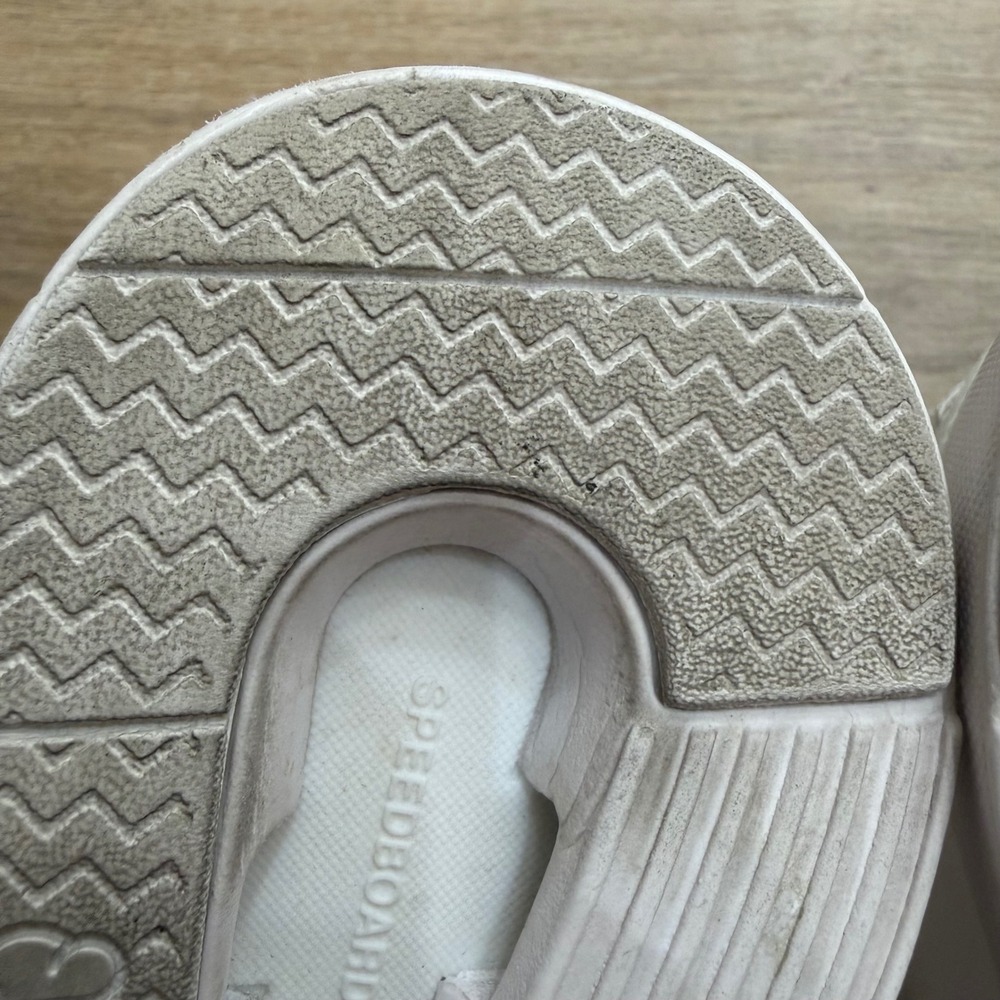 On Cloud Running THE ROGER Advantage White Vegan Work Sneakers Shoes Womens 6.5 - Picture 11 of 11